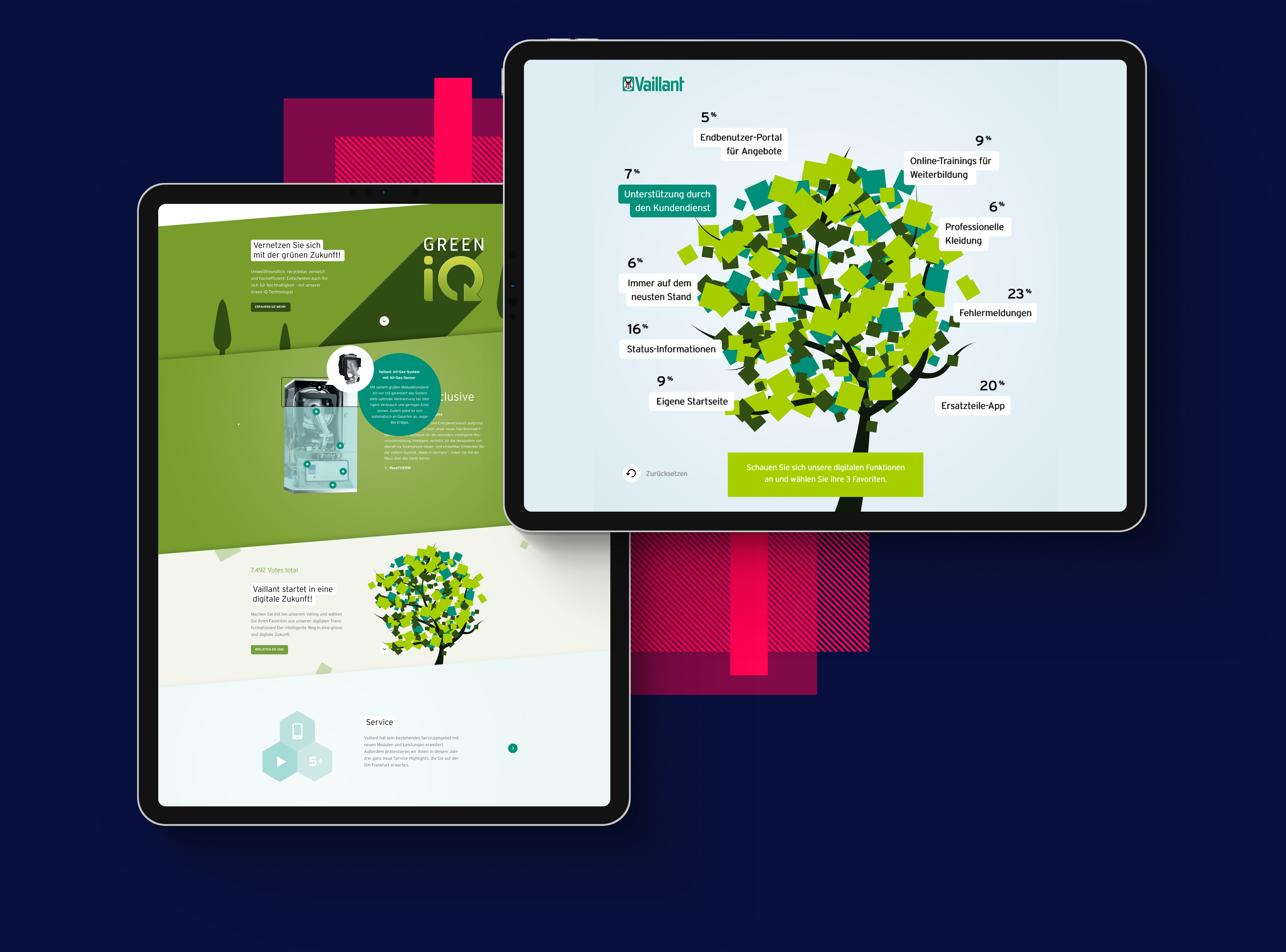 Vaillant — Microsite in responsive Design