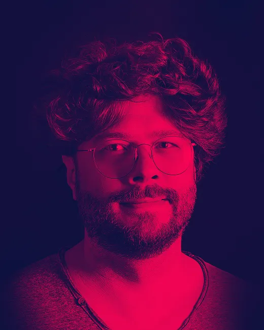 Portraitfoto von Sebastian Wiegemann, Director Creative & Innovation bei pixolith